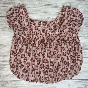 Free People Crop Top Size Large